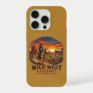 Légende du Far West Graphique de cow-boy vintage a