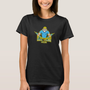 Legende elektricien ironische zegcircuits t-shirt