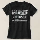 Legende heeft 2023 uitgehaald, Mannen en vrouwelij T-shirt (Design voorkant)