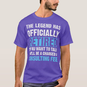 Legende heeft de consultatietarieven officieel in t-shirt