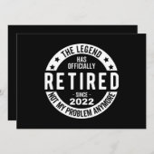 Legende heeft officieel in ruste getreden in 2022 aankondiging (Voorkant / Achterkant)