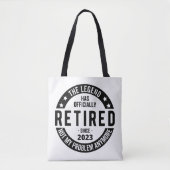 Legende heeft officieel in ruste getreden in 2023 draagtas (Voorkant)