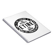 Legende heeft officieel in ruste getreden in 2023 notitieboek (Rechterzijde)