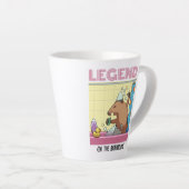 Legende (in de badkamer) zingen Groundhog Latte Mok (Rechterhoek)