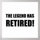 Legende is in ruste poster (Voorkant)