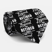 Legende is met pensioen 2021 stropdas (Opgerold)