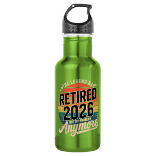 Legende is met pensioen 2026 Niet meer mijn proble Waterfles