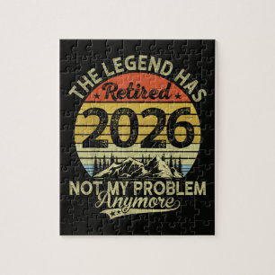 Legende is met pensioen 2026 Niet mijn probleem Legpuzzel