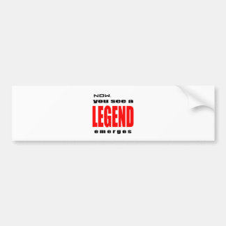 legende legendarische actie bewondering geweldige  bumpersticker