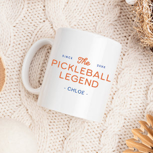 Légende moderne de Pickleball Mug personnalisé