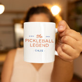 Légende moderne de Pickleball Mug personnalisé