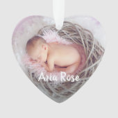 Légende personnalisée Photo bébé (devant)