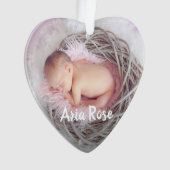 Légende personnalisée Photo bébé (devant)