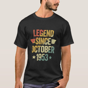Legende sinds 1953 oktober t-shirt