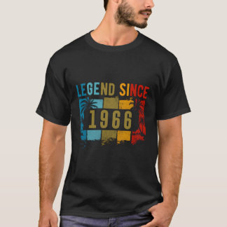 Legende sinds 1966 Verjaardag Ontwerp T-shirt