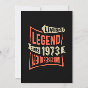 Legende sinds 1973: Birthday Gift Bedankkaart