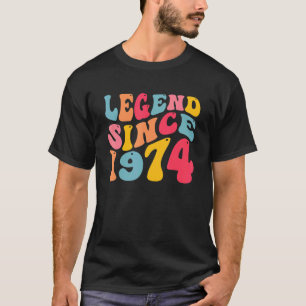 Legende sinds 1974 48 jaar oud Retro 48e T-shirt