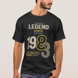 Legende sinds 1983 40 jaar t-shirt