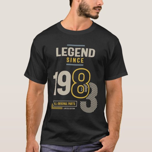 Legende sinds 1983 40 jaar t-shirt (Voorkant)