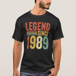 legende sinds 1989 33e verjaardag Retro Mannen T-shirt