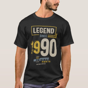 Legende sinds 1990 33e verjaardag t-shirt