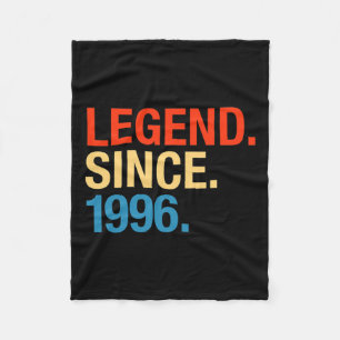 Legende sinds 1996 jaar oude geschenken 26e verjaa fleece deken