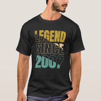 Legende sinds 2007 Verjaardag Legendarische sinds  T-shirt