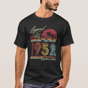 Legende sinds april 1952 70 jaar oud 70ste verjaar t-shirt