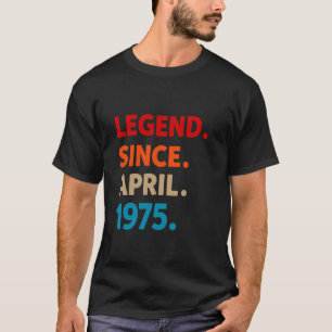Legende sinds april 1975 50ste verjaardag Grappig T-shirt