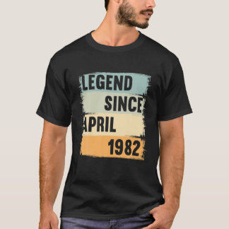 Legende sinds april 1982 40 jaar 40 jaar 40 jaar 4 t-shirt