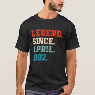 Legende sinds april 1992 30 jaar oude Mannen 30e g T-shirt