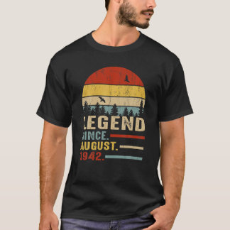 Legende sinds augustus 1942 Retro 78 jaar oud 78th T-shirt