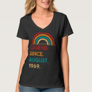 Legende sinds augustus 1969 53e verjaardag geboren t-shirt