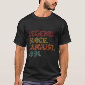 Legende sinds augustus 1991 32nd t-shirt
