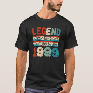 Legende sinds augustus 1999 Retro 23 jaar oud 23e  T-shirt