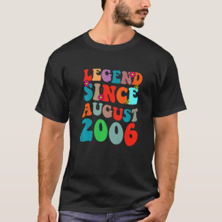 Legende sinds augustus 2006 Birthday Retro Vi T-shirt