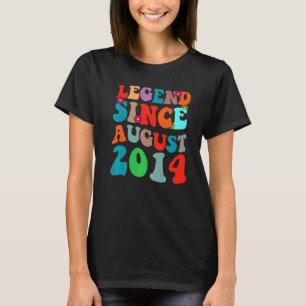 Legende sinds augustus 2014 Birthday Retro Vi T-shirt