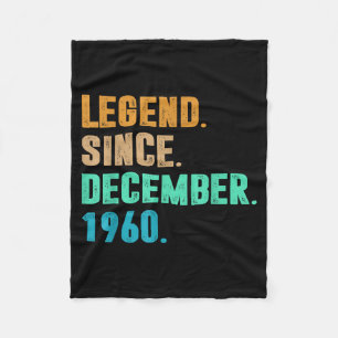 Legende sinds december 1960 Geboorte Verjaardag 19 Fleece Deken