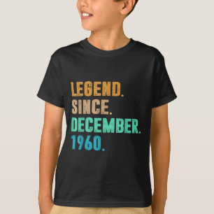 Legende sinds december 1960 Geboorte Verjaardag 19 T-shirt