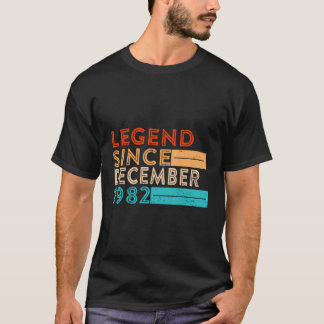 Legende sinds december 1982 41 jaar oud 41e geboor t-shirt