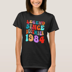 Legende sinds december 1984 vogelretro t-shirt