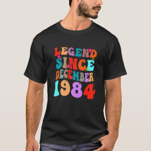 Legende sinds december 1984 vogelretro t-shirt