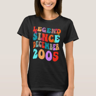Legende sinds december 2005 vogeldagretro t-shirt