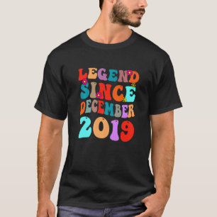 Legende sinds december 2019 vogelretro t-shirt