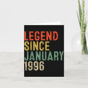 Legende sinds januari 1996 30e verjaardag 30 jaar  kaart