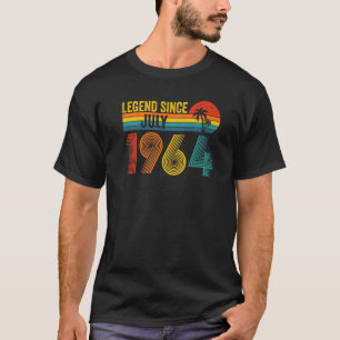 Legende sinds juli 1964 58e verjaardag 58 jaar oud t-shirt