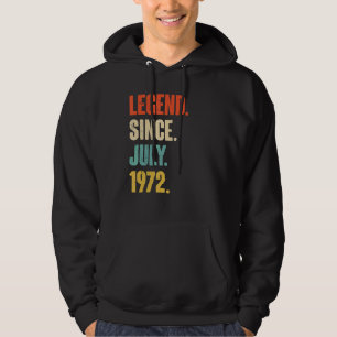 Legende sinds juli 1972 50 jaar oud cadeau 50e geb hoodie