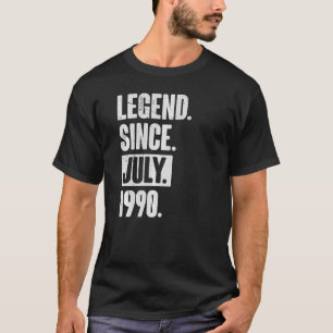 Legende sinds juli 1990 32 jaar oud 32 jaar oud t-shirt