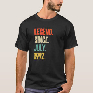 Legende sinds juli 1997 25 jaar oud cadeau 25e geb t-shirt
