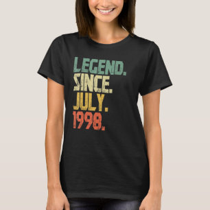 legende sinds juli 1998 Vrouwen Mannen 25 jaar T-shirt